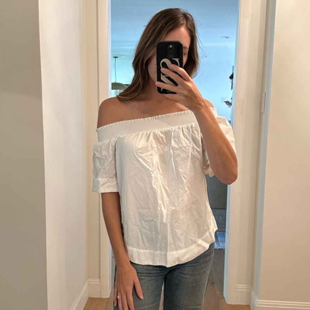 J Crew smocked top​​